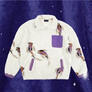 Taylor Swift Speak Now Koi Sherpa Pullover Size XL Extra Large